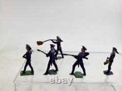 Soldats marins 3,5 cm avec maison de gardien ancien super décoratif