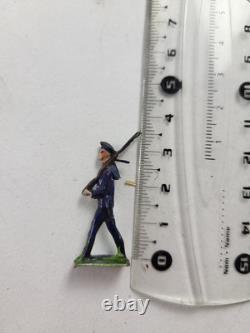 Soldats marins 3,5 cm avec maison de gardien ancien super décoratif