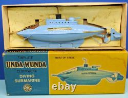 Sutcliffe 1976 Fer Blanc Mécanisme Unda sous-Marin Presque Neuf Emballé Avec Clé
