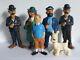 Tintin Lot De 6 Pouets Mirim Milou Capitaine Haddock Tournesol Dupond (c471)