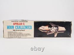 TN NOMURA Japon Apollo-X Moon Challenger en plastique 40 cm à restaurer en boite