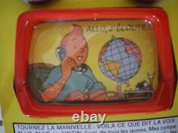 Tintin Rare jouet ancien Visiophone de 1960