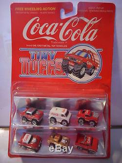 Tiny tuffs coca cola mib (micro machine) corvette mustang chevy
