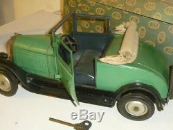 Tole Jouet Citroen C6 Cabriolet 1/10 1929 Exceptionnelle En Boite D'origine