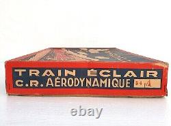 Train Éclair C. R. Aérodynamique Charles Rossignol Jouet Mécanique Fonctionne