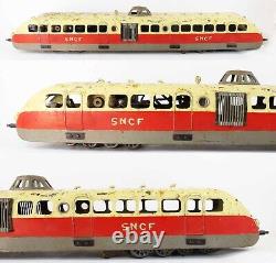 Train echelle O AUTORAIL BUGATTI SNCF / jouet ancien antique toy marescot