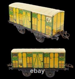 Train echelle O HORNBY WAGON A PRIMEURS vers 1938 / jouet ancien antique toy