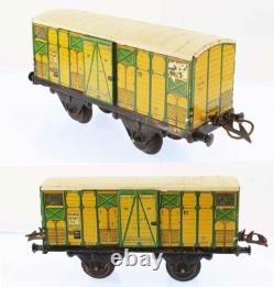 Train echelle O HORNBY WAGON A PRIMEURS vers 1938 / jouet ancien antique toy