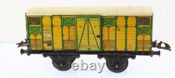 Train echelle O HORNBY WAGON A PRIMEURS vers 1938 / jouet ancien antique toy
