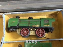 Train électrique Hornby vers 1940/50 dans une malette
