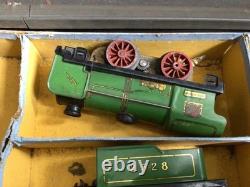 Train électrique Hornby vers 1940/50 dans une malette