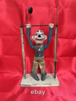Trapéziste Clown Art Forain Jouet Ancien