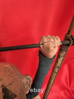 Trapéziste Clown Art Forain Jouet Ancien