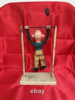 Trapéziste Clown Art Forain Jouet Ancien
