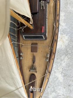 Très Grand Voilier Vogu'enmer Nova Gil Jouet Ancien