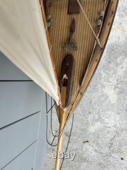 Très Grand Voilier Vogu'enmer Nova Gil Jouet Ancien