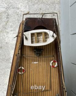 Très Grand Voilier Vogu'enmer Nova Gil Jouet Ancien