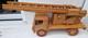 Tr&egrave;s Grand Camion De Pompier Dejou Jouet Ancien En Bois En Tr&egrave;s Bel &eacute;tat