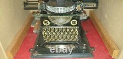 Très rare jeu ancien junior la machine à écrire et tampons de petit imprimeur