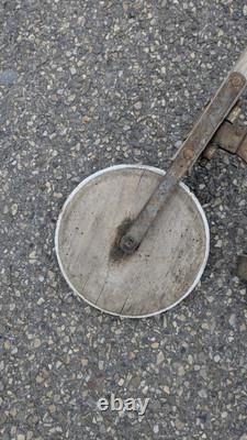 Trottinette Ancienne Début XX ème 1900 en Bois Patinette Rare Enfant Jeu Jouet