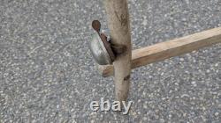 Trottinette Ancienne Début XX ème 1900 en Bois Patinette Rare Enfant Jeu Jouet