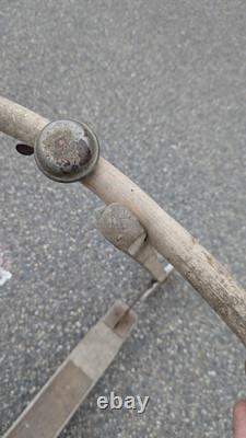 Trottinette Ancienne Début XX ème 1900 en Bois Patinette Rare Enfant Jeu Jouet