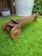 Trottinette En Bois Ancienne, Skifa 1920-1930 Breveté, Direction à Poulie