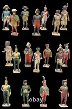 VERTUNNI 18 Figurines EMPIRE / antique toy soldier