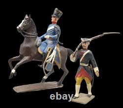 VERTUNNI 18 Figurines EMPIRE / antique toy soldier