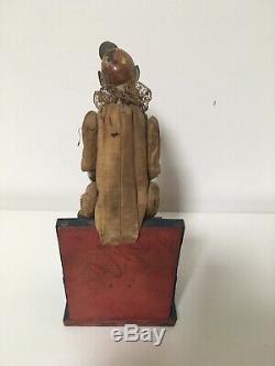 Victor Bonnet Le Clown Orchestre 1920, Jouet Tôle Ancien Fonctionne, V. B