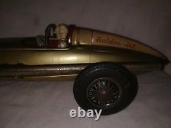 Vintage Boite Jouet Voiture Friction Golden-Jet Formule Course Bandai Japon 1950
