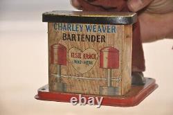 Vintage Charley Tisserand Barman T. N Mark Litho Batterie Boite Jouet, Japon