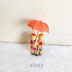Vintage Enfants Tenant Parapluie Celluloïd Bébé Jouet Japon de Collection Vieux