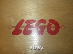 Vintage Jouet Ancien Coffret En Bois De Lego System Set Wood Wooden Box Ho 1/87