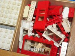 Vintage Jouet Ancien Coffret En Bois De Lego System Set Wood Wooden Box Ho 1/87