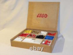 Vintage Jouet Ancien Coffret En Bois De Lego System Set Wood Wooden Box Ho 1/87