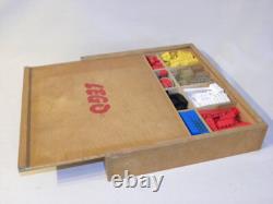Vintage Jouet Ancien Coffret En Bois De Lego System Set Wood Wooden Box Ho 1/87