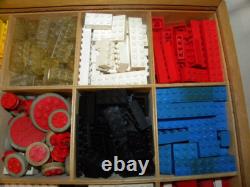 Vintage Jouet Ancien Coffret En Bois De Lego System Set Wood Wooden Box Ho 1/87