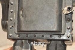 Vintage Noir Fin Éclairage Litho Robot Batterie Boite Jouet, Japon