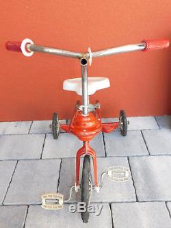 Vintage TRICYCLE ENFANT ancien JOUET tole METAL mod-dep VELO Bike Bicycle TOY