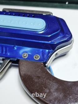 Vintage & Très Rare Chine Tin Toy Mf 947 Mitrailleuse Spatiale À Friction