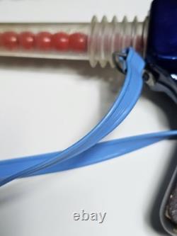 Vintage & Très Rare Chine Tin Toy Mf 947 Mitrailleuse Spatiale À Friction