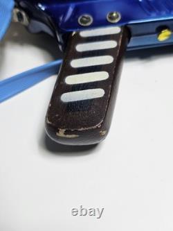 Vintage & Très Rare Chine Tin Toy Mf 947 Mitrailleuse Spatiale À Friction