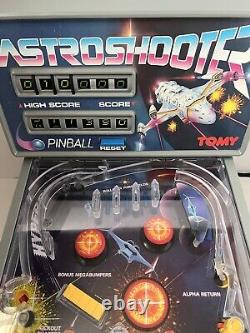 Vintage flipper TOMY Astro Shooter Pinball Machine ARCADE GAME