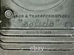 Vintage rare Solido Démontable Canon DCA boite d'origine + 2 clés made France