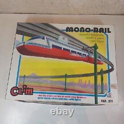 Vintage train Mono-rail à piles de la marque Clim (ref 511) boite d origine