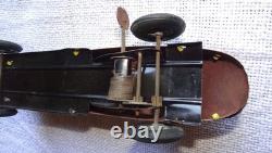 Vintage voiture de course mécanique tole lithographiée marque M&L