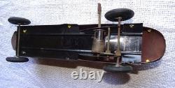 Vintage voiture de course mécanique tole lithographiée marque M&L
