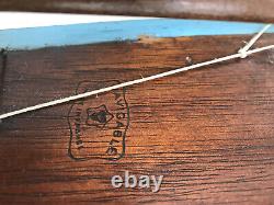 Voilier De Bassin Nova N°7 Type 80/8 Série Luxe Acajou Yacht De Collection Canot