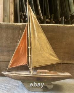 Voilier Greiner No 252 Bateau de Bassin Ancien Jouet